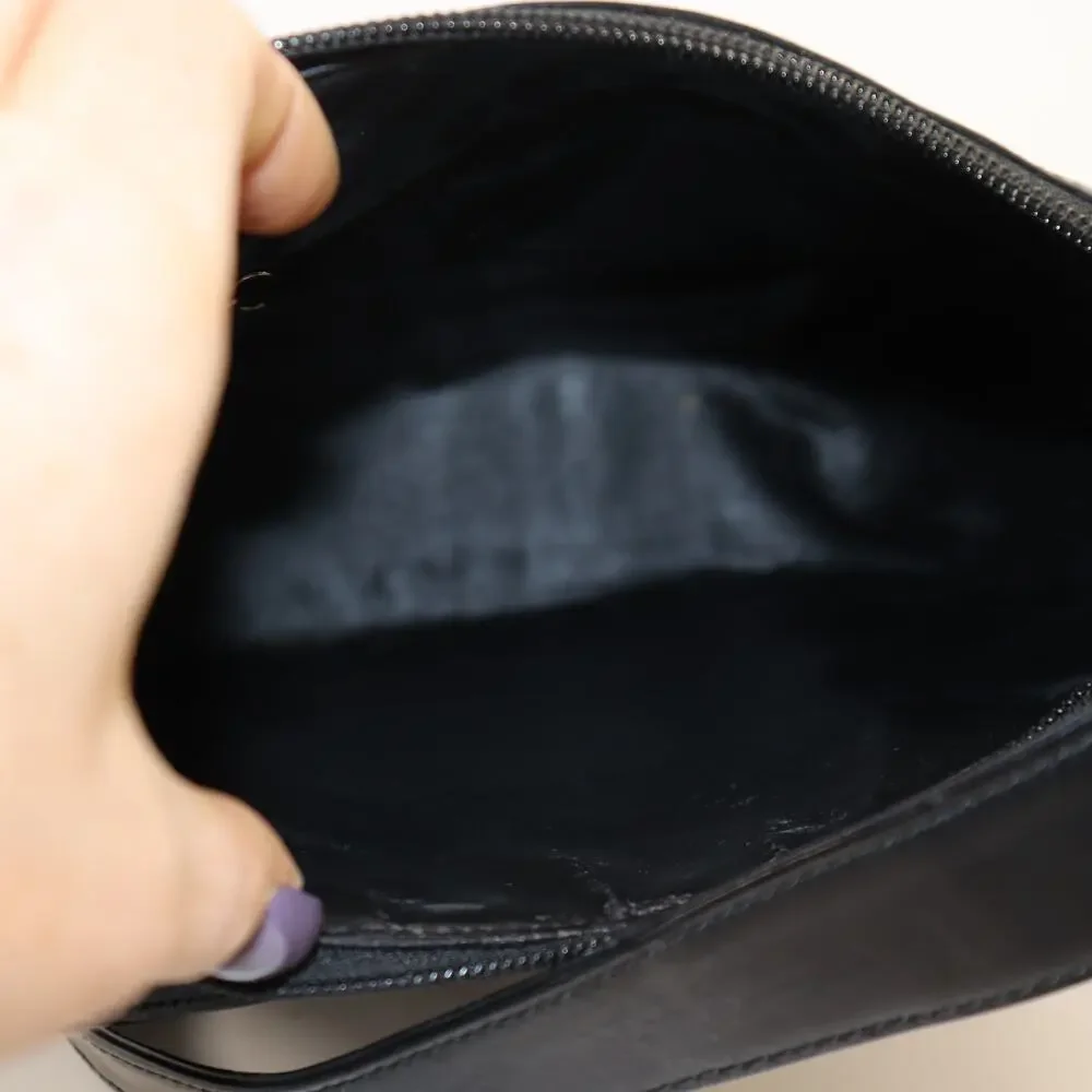 Vintage Gucci‎ Black Patent GG Logo Shoulder Bag